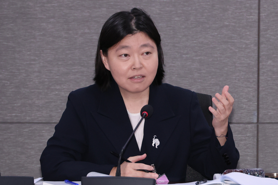 임은정 서울동부지검장이 지난 8월 열린 검찰개혁 긴급 공청회에서 발언하고 있다. 연합뉴스