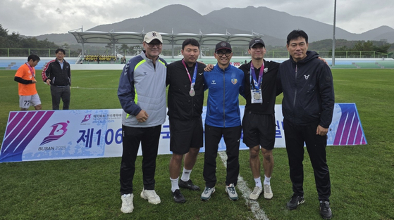 제106 전국체육대회 축구 남자 일반부에서 준우승하며 '한국판 칼레의 기적'을 완성한 서울중랑축구단. 사진 서울중랑축구단