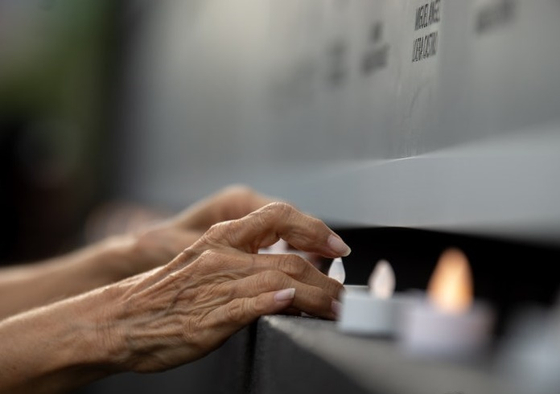 멕시코에서 카르텔 범죄로 희생된 이들을 추모하는 주민. EPA=연합뉴스