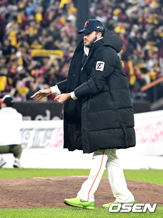 대전 한화생명볼파크 마운드 잊지 못해