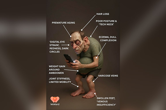 인공지능(AI)으로 탄생한 2050년의 현대인 ‘샘’. 사진 위워드 홈페이지 캡처 