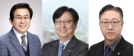 SPC그룹은 4일 사장단 등 임원 인사를 실시했다고 밝혔다. 왼쪽부터 도세호 비알코리아 사장 대표 겸 파리크라상 사장 대표, 경재형 SPC삼립 수석부사장 대표, 샤니 지상호 상무. 사진 SPC그룹