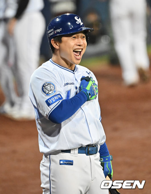 [OSEN=대구, 이석우 기자] 삼성 라이온즈 김헌곤 005 2025.10.14 / foto0307@osen.co.kr