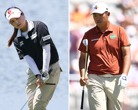최혜진(左), 안병훈(右). [뉴스1, AFP=연합뉴스]