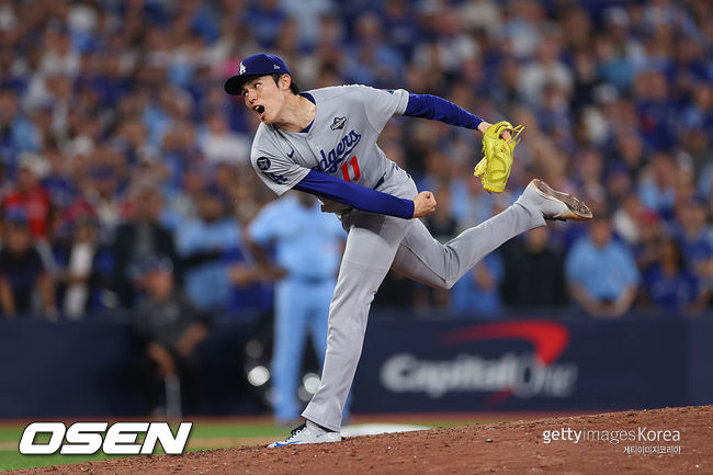 [사진] 다저스 사사키. ⓒGettyimages(무단전재 및 재배포 금지)