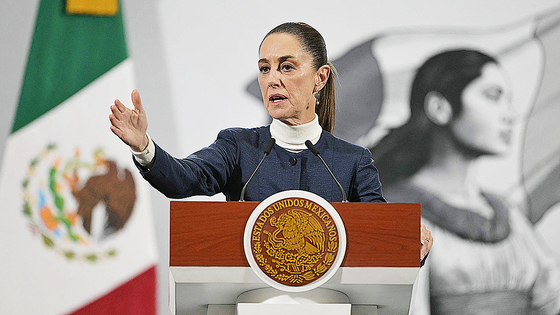  클라우디아 셰인바움 멕시코 대통령. AFP=연합뉴스