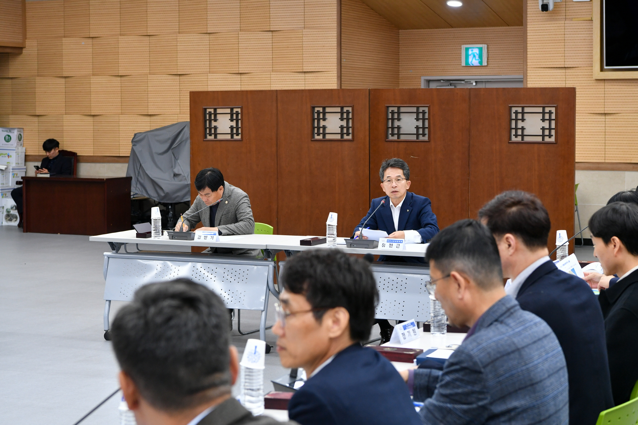 유정근 영주시장 권한대행이 인사말을 하고 있다