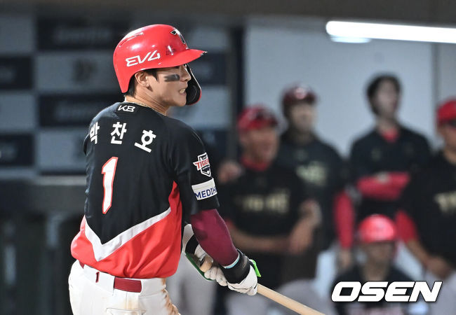 [OSEN=부산, 이석우 기자] KIA 타이거즈 박찬호 004 2025.08.05 / foto0307@osen.co.kr