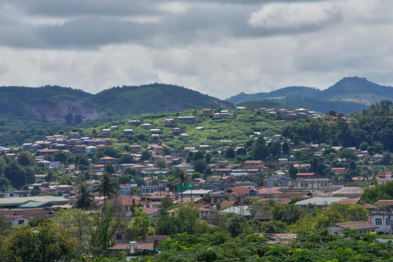 미얀마 북부 국경지대 샨주 전경. AP=연합뉴스
