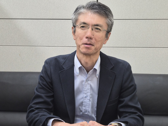 무라타제작소의 한국법인을 이끄는 미즈노 토시히로 사장(한국무라타전자 대표)은 최근 서울 삼성동 코엑스에서 중앙일보와 만나 인터뷰를 하고 있다. 박해리 기자