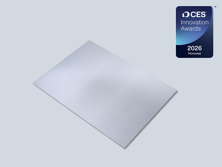 2026 CES 혁신상을 수상한 10㎛ ESAR-μFoil STS (사진 제공=솔룸신소재)