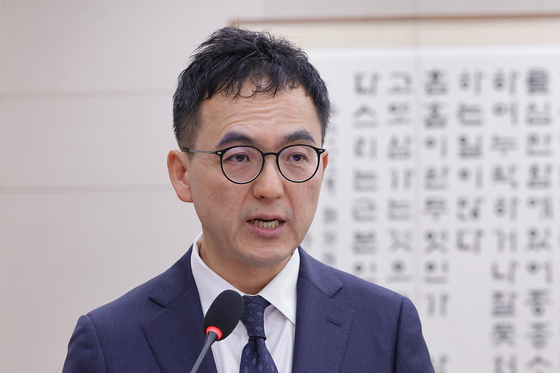 구자현 서울고검장이 지난 10월 23일 서울 여의도 국회 법제사법위원회에서 열린 서울고등검찰청·서울중앙지방검찰청 등에 대한 국정감사에서 인사말을 하고 있다. 뉴스1