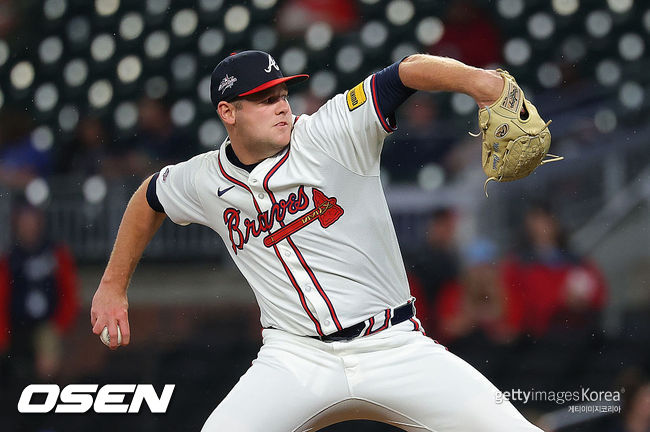 [사진] 애틀랜타 브레이브스 시절 네이선 와일스. ⓒGettyimages(무단전재 및 재배포 금지)