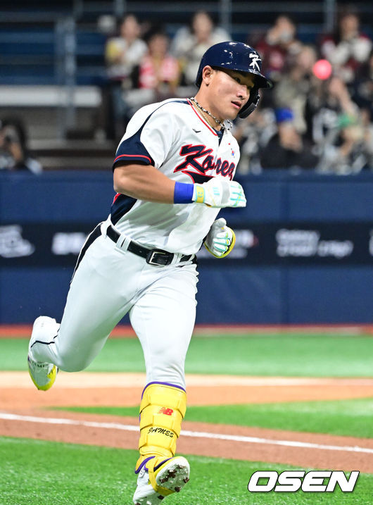 [OSEN=조은정 기자] 야구 대표팀 안현민. 2025.11.08 /cej@osen.co.kr