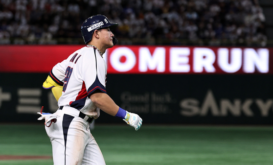 16일 일본전의 안현민. 뉴스1