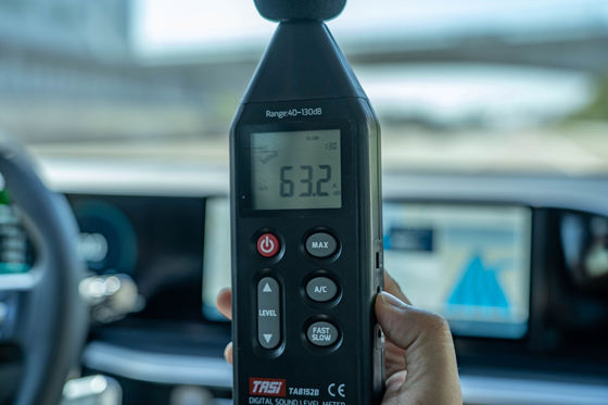 현대 그랜저 하이브리드 실내소음.