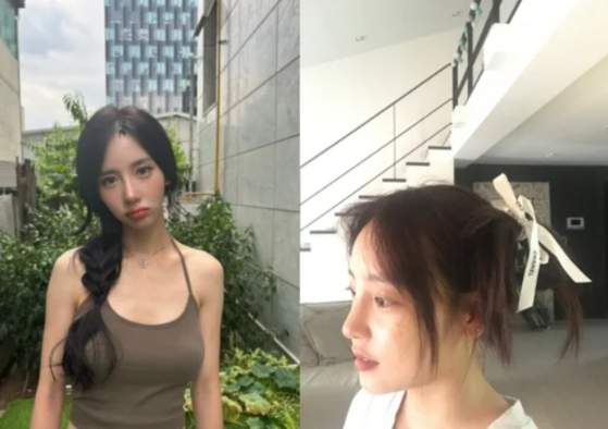 생전 구하라의 모습. 한서희 개인 블로그 캡처