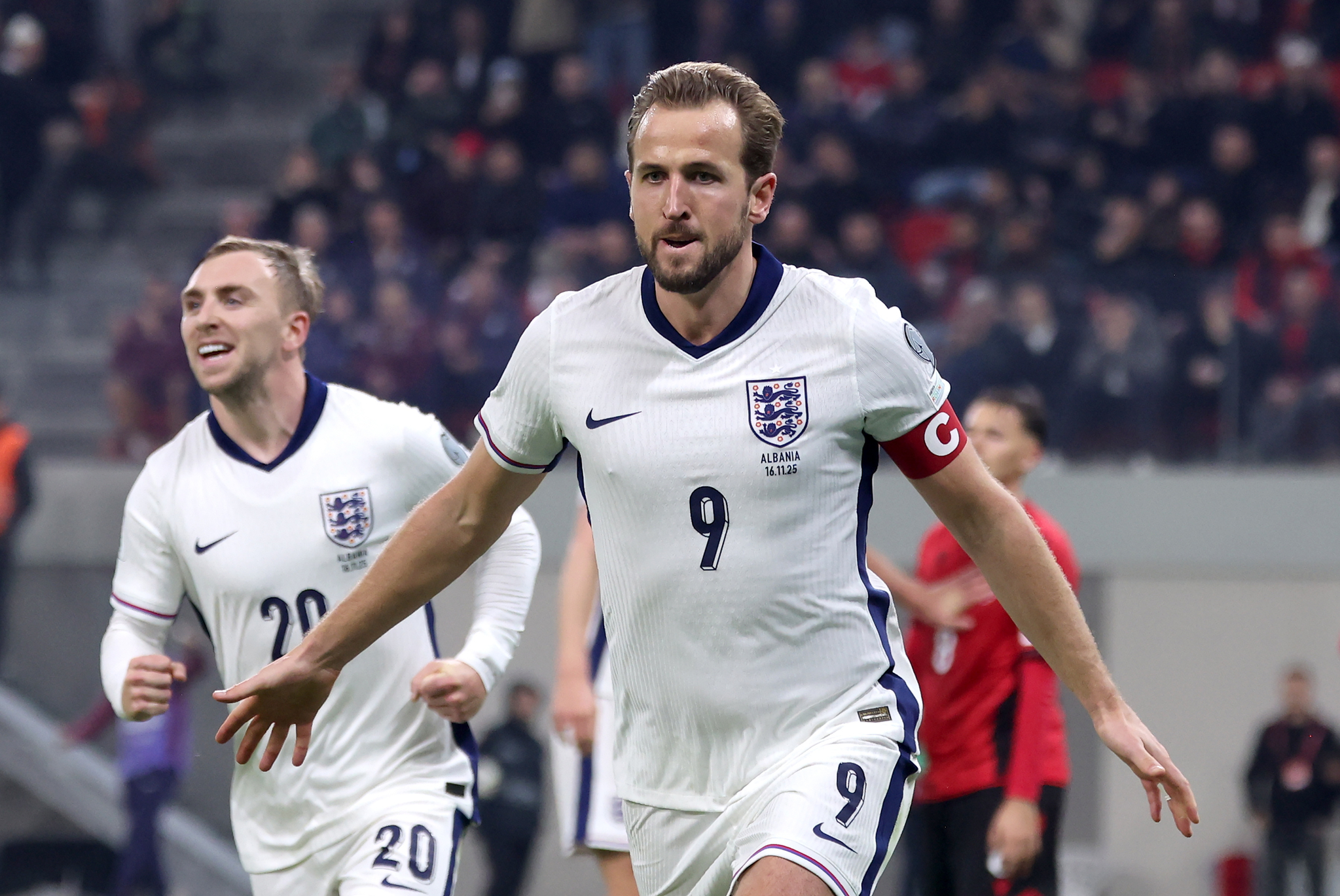 잉글랜드 공격수 해리 케인(오른쪽). EPA=연합뉴스