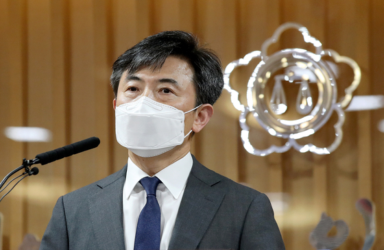 2021년 8월 90일의 수사를 거쳐 세월호 참사 진상규명과 관련한 수사결과를 발표하는 이현주 특별검사. 뉴스1