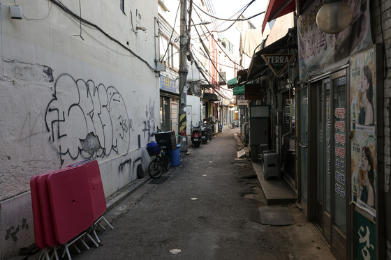 세운5-3구역의 모습. 김성룡 기자. 