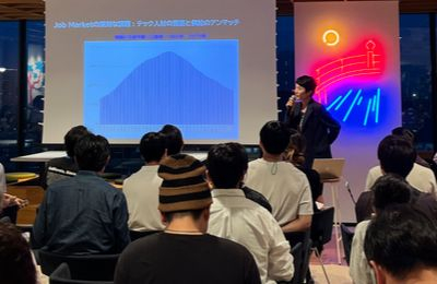 지난 2023년 6월 박소령 전 CEO가 도쿄에서 한국 스타트업 알리는 행사에 참여해 발표하는 모습. 그는 원래 발표를 잘하는데, 창업 후 첫 IR 당시 완전히 망쳤다. 투자자 속성을 공부하지 않고 본인 하고 싶은 말만 했기에, 질의응답에 전혀 답하지 못했다. 사진 박소령