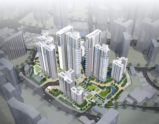 노량진4재정비촉진구역 주택재개발 정비사업 조감도. [사진 서울시]