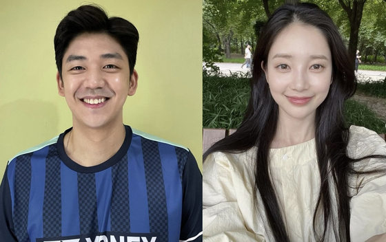 배드민턴 국가대표 출신 이용대(왼쪽), 걸그룹 에이프릴 출신 배우 윤채경. 인스타그램 캡처