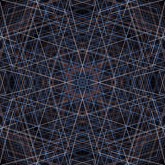 별빛 만다라 #02, 2025, 별의 궤적을 만다라의 형상으로 제작했다. 주기중 사진작가