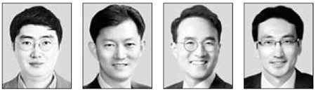 조경상, 이동현, 신석환, 최용준(왼쪽부터 순서대로)