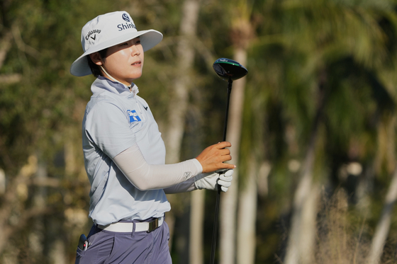21일(한국시간) CME그룹 투어 챔피언십 1라운드에서 경기 중인 이소미. AP=연합뉴스 