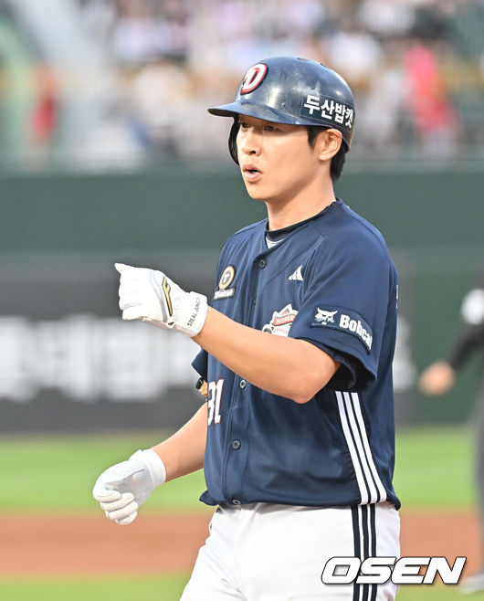 [OSEN=부산, 이석우 기자]  두산 베어스 정수빈 049 2025.07.10 / foto0307@osen.co.kr