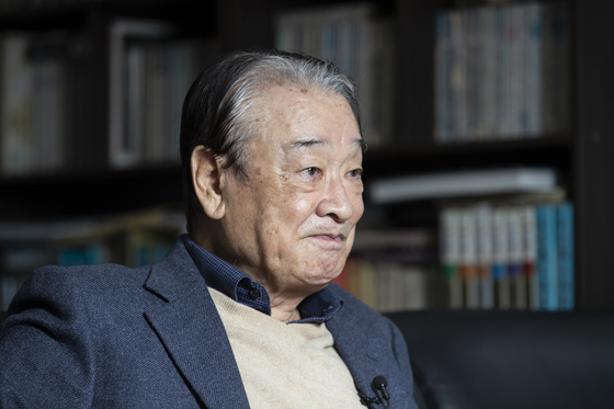 고(故) 이순재 배우가 2020년 중앙일보와 인터뷰하고 있는 모습. 권혁재 사진전문기자