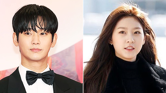 배우 김수현(왼쪽), 고(故) 김새론. 연합뉴스, 뉴스1