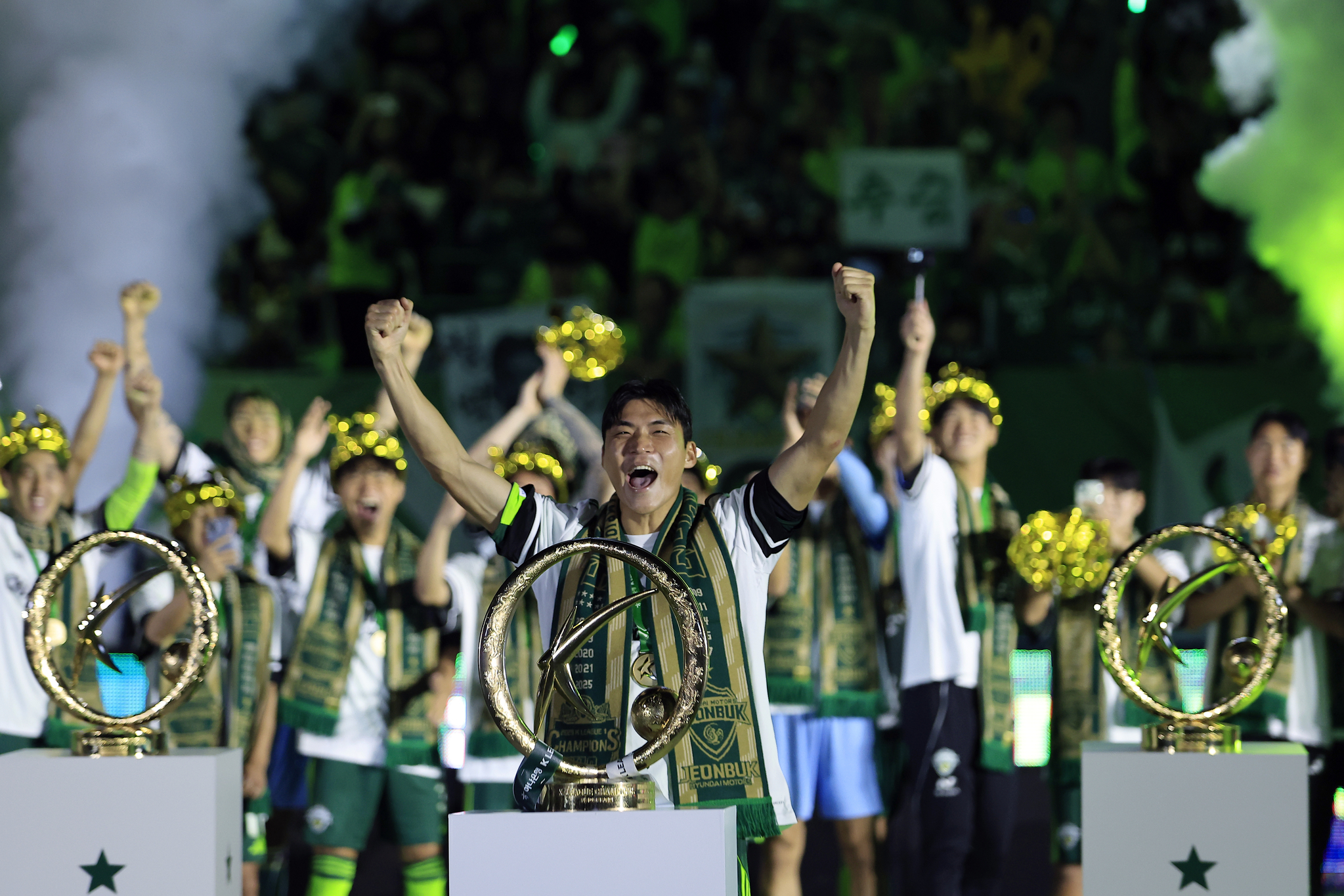 올 시즌 프로축구 전북 현대 우승을 이끈 주장 박진섭. 뉴스1
