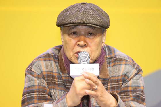 차기 대한민국예술원 회장으로 선출된 손진책 극단 미추 대표.연합뉴스