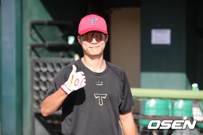 오키나와 마무리캠프에 참가한 박민./KIA 타이거즈 제공