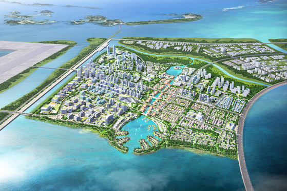 새만금 스마트 수변도시 조감도. 사진 새만금개발공사