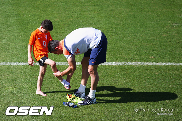 [사진] 2014년도 로빈 판 페르시와 샤킬 판 페르시 ⓒGettyimages(무단전재 및 재배포 금지)