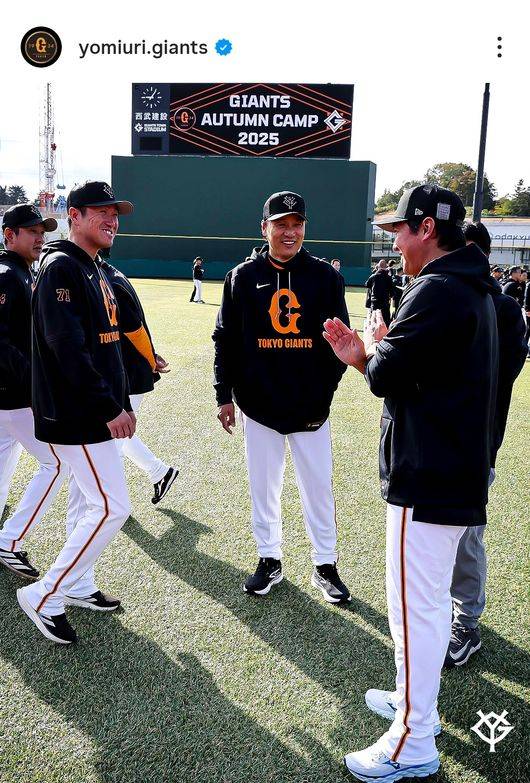 요미우리 자이언츠 공식 SNS 캡처 