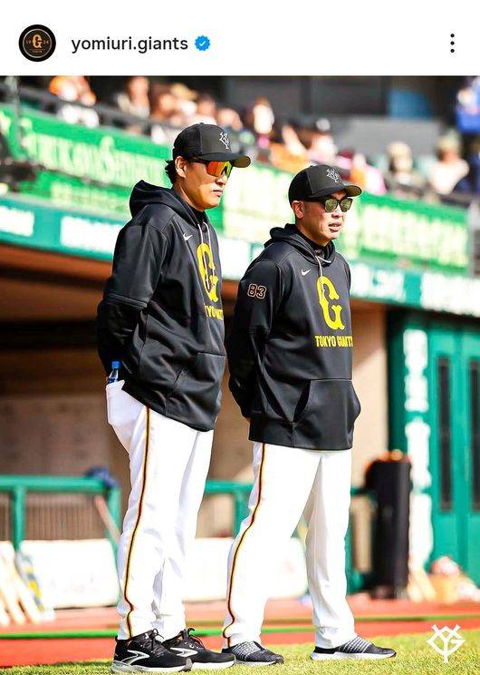 요미우리 자이언츠 공식 SNS 캡처 