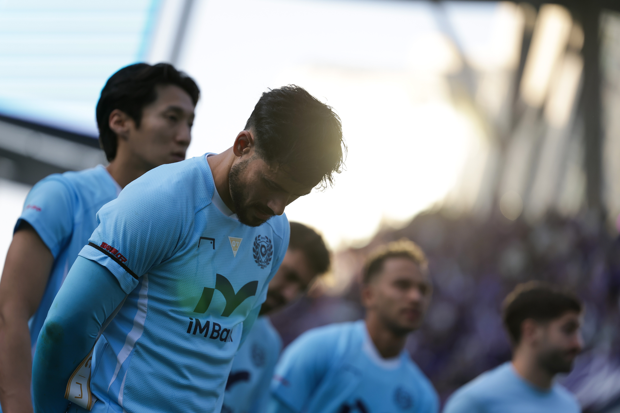 프로축구 2부리그로 강등된 대구FC 선수단. [사진 프로축구연맹]