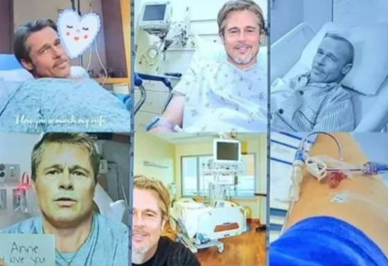 지난해 출간된 한 여성의 책에 등장한 사진. 사칭범들이 브래드피트의 사진을 합성해 보내며 유대감을 쌓았다고 한다. 래드 바이블