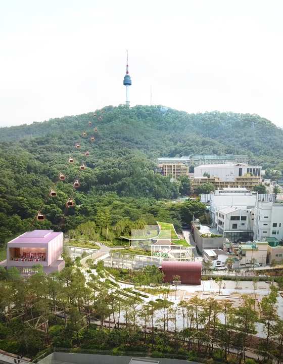 서울시는 남산 경관을 가로막고 있는 소방재난본부 건물을 철거해 예장공원 경관을 회복할 예정이다. [사진 서울시]