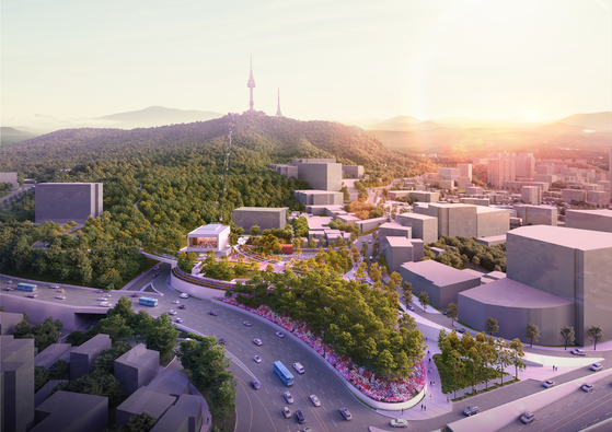 서울시가 추진 중인 남산 곤돌라 사업 조감도. [사진 서울시]