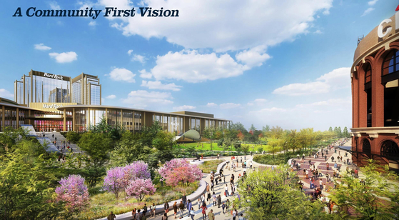 뉴욕시 윌레츠포인트의 하드록 메트로폴리탄 파크 예상도. 사진 하드록 메트로폴리탄 파크