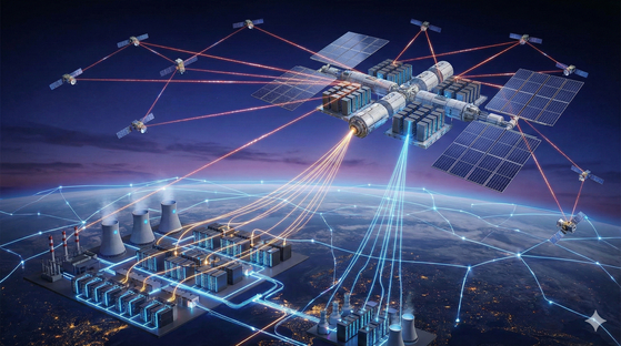 지상과 우주 하이브리드 데이터센터. 사진 Freepik