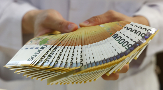 5만원권. 사진은 기사와 무관. 연합뉴스