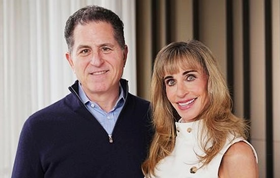 마이클 델(왼쪽)과 수전 델 부부. AP=연합뉴스