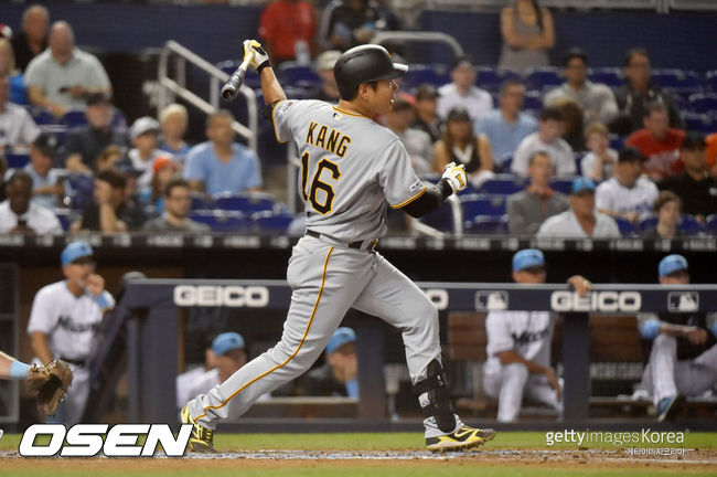 [사진] 강정호. ⓒGettyimages(무단전재 및 재배포 금지)