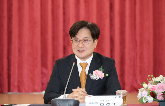 김병수 김포시장. 연합뉴스